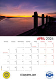2026 Official Coast Cams Dawlish Warren Calendar