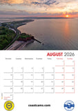 2026 Official Coast Cams Dawlish Warren Calendar