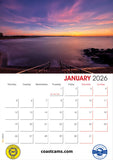 2026 Official Coast Cams Dawlish Warren Calendar