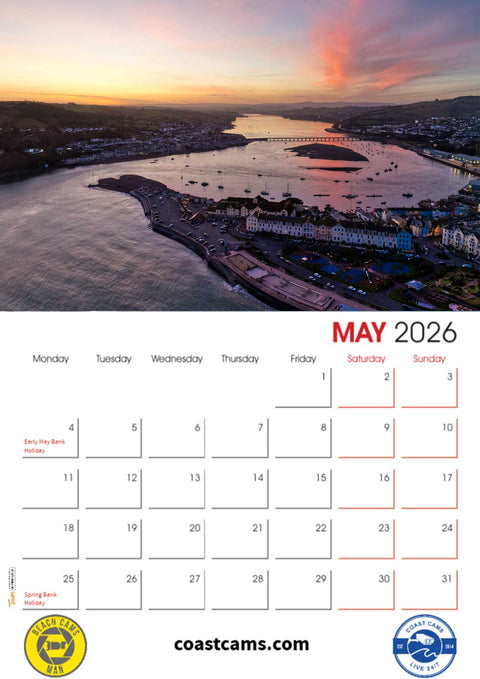 2026 Official Coast Cams Teignmouth & Shaldon Calendar