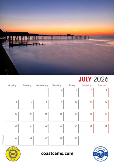 2026 Official Coast Cams Teignmouth & Shaldon Calendar