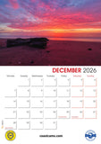 2026 Official Coast Cams Dawlish Calendar