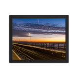 Dawlish Railway Station at Sunrise 2020 - Framed picture