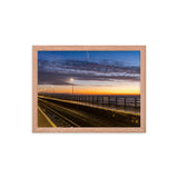 Dawlish Railway Station at Sunrise 2020 - Framed picture