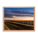 Dawlish Railway Station at Sunrise 2020 - Framed picture