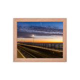 Dawlish Railway Station at Sunrise 2020 - Framed picture