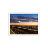 Dawlish Railway Station at Sunrise 2020 - Framed picture