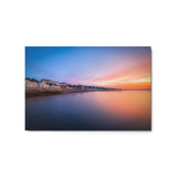 Sunrise Overlooking Dawlish and the New Sea Wall - Metal Print