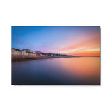 Sunrise Overlooking Dawlish and the New Sea Wall - Metal Print