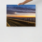 Dawlish Railway Station at Sunrise 2020 - Thin canvas