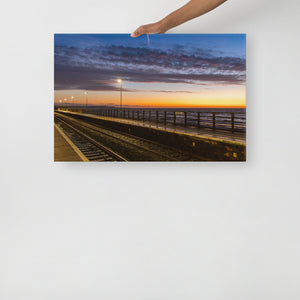 Dawlish Railway Station at Sunrise 2020 - Thin canvas