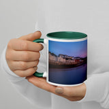 Sunrise Overlooking Dawlish and the New Sea Wall - Mug