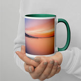 Sunrise Overlooking Dawlish and the New Sea Wall - Mug